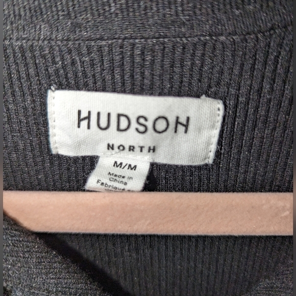 Hudson North║Modern Uniform Ribbed Polo Shirt║Size M - Picture 3 of 6